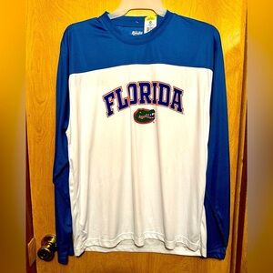 NWT Florida gator long sleeve lightweight polyester breathable top size XL